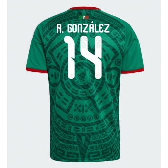Billige Fotballdrakt Mexico Armando Gonzalez #14 Replika Hjemmedrakt VM 2026 Kortermet